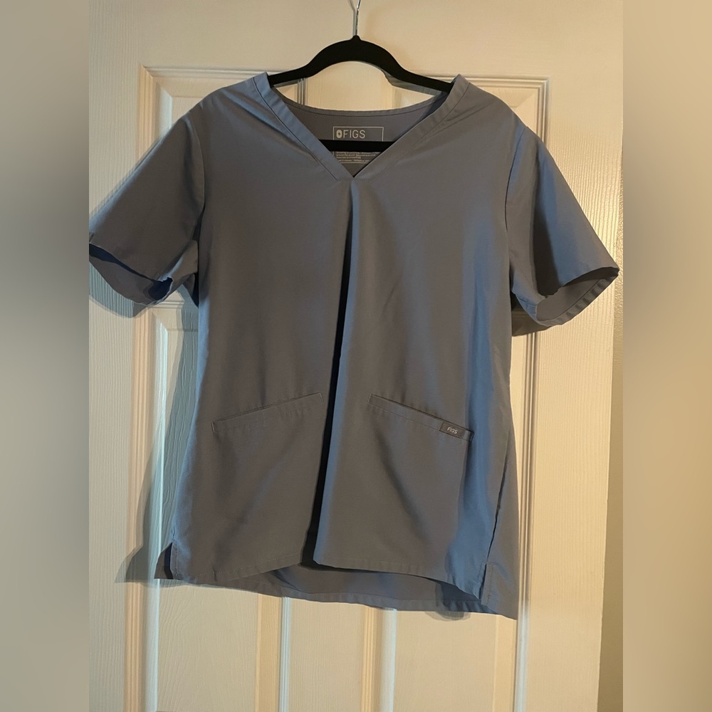Light blue/grey Fig Scrubs.